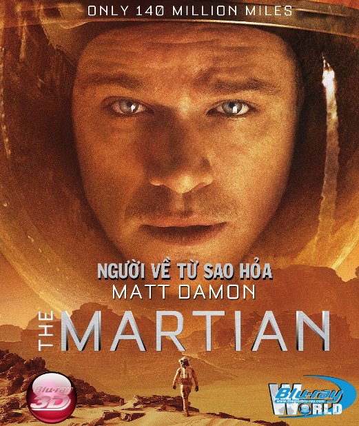 D275. The Martian 2015 - NGƯỜI VỀ TỪ SAO HỎA 3D25G (DTS-HD MA 7.1)